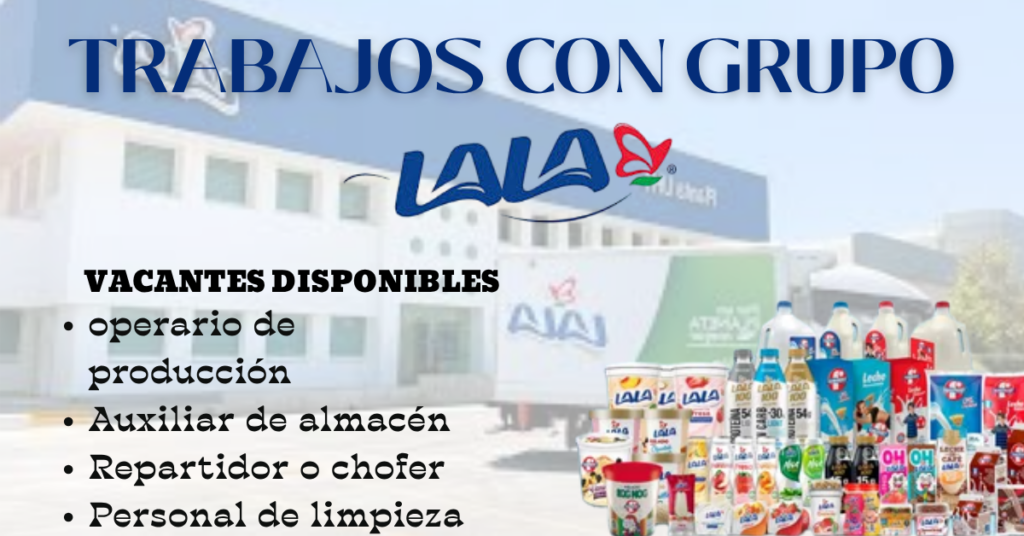 TRABAJA CON GRUPO LALA