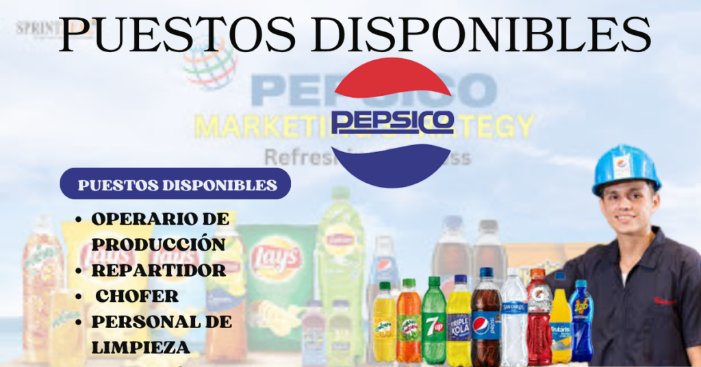 PUESTOS DISPONIBLES EN PEPSICO