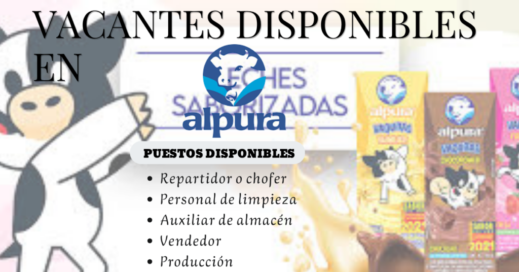 VACANTES DISPONIBLES EN ALPURA